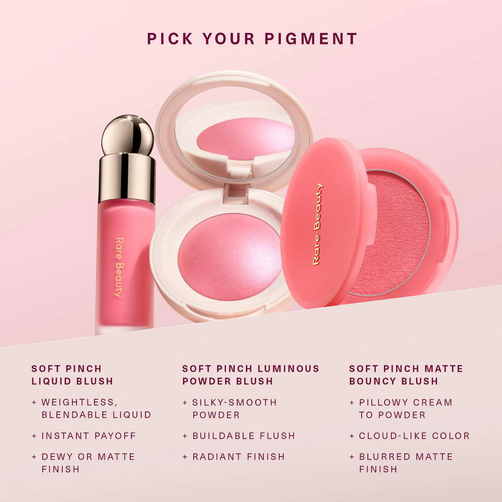 Rare Beauty by Selena Gomez  - Rubor Soft Pinch Matte Bouncy Blush - Happy