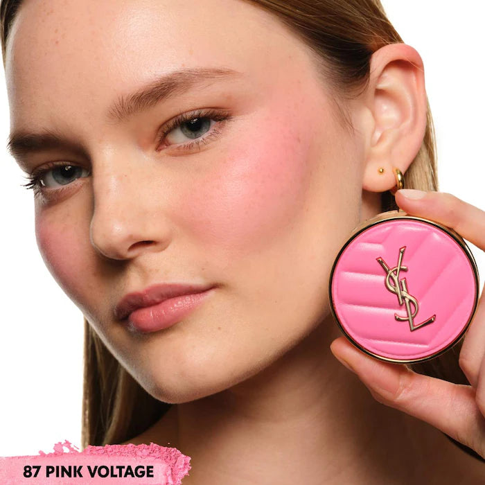 Yves Saint Laurent  - Rubor Make Me Blush 24H Buildable Powder Blush -  87 Pink Voltage