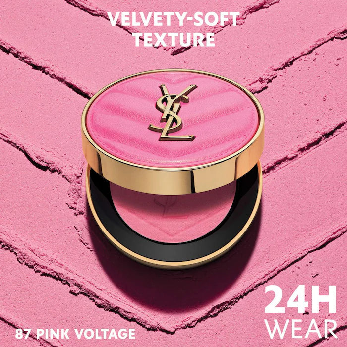 Yves Saint Laurent  - Rubor Make Me Blush 24H Buildable Powder Blush -  87 Pink Voltage