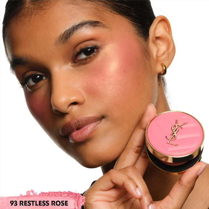 Yves Saint Laurent  - Rubor Make Me Blush 24H Buildable Powder Blush -  93 Restless Rose