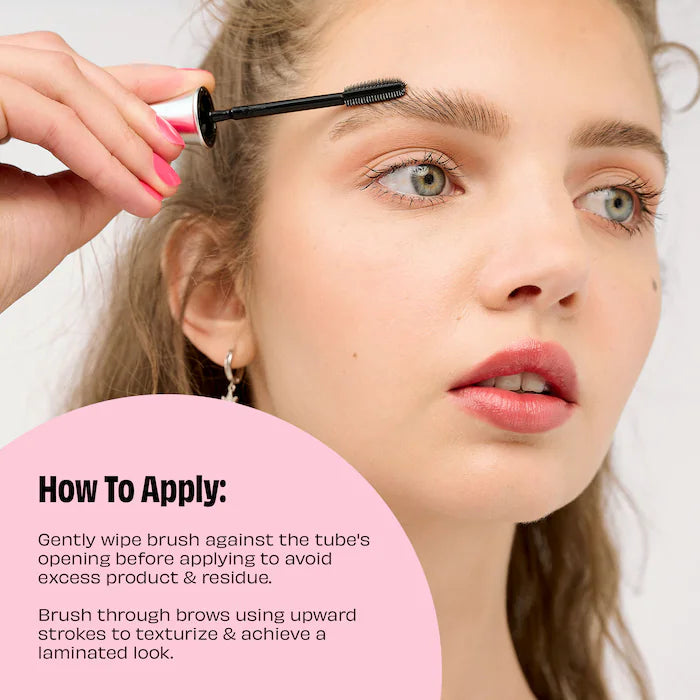 Benefit Cosmetics  24-HR Brow Setter Clear Brow Gel with Lamination Effect