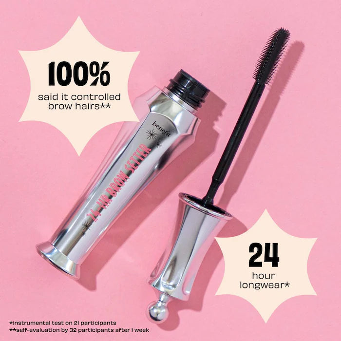 Benefit Cosmetics  24-HR Brow Setter Clear Brow Gel with Lamination Effect