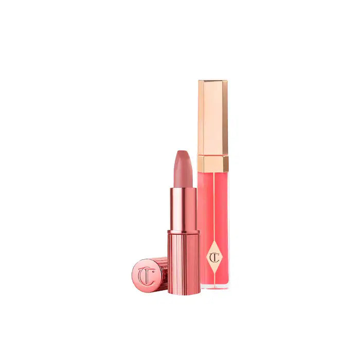 PRE-VENTA Charlotte Tilbury  K.I.S.S.I.N.G Lipstick and Lip Gloss Duos
