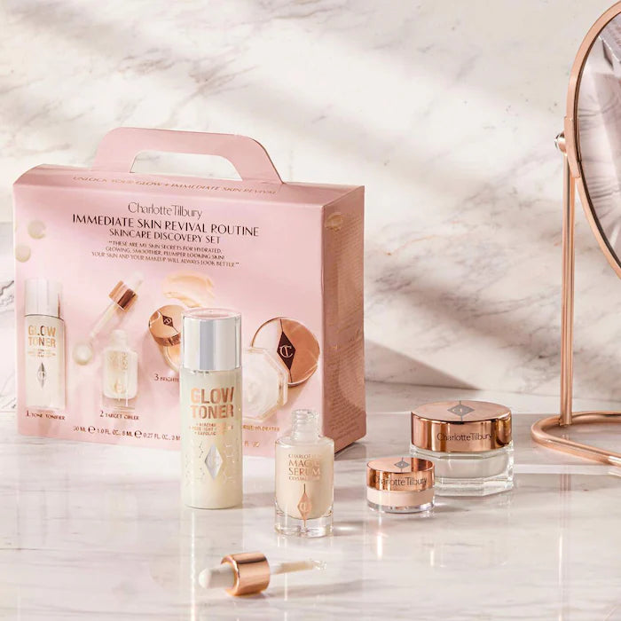 PREVENTA Charlotte Tilbury  Immediate Skin Revival Routine Discovery Set