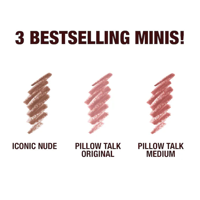 Mini Iconic Lip Cheat Lip Liner Trio - Charlotte Tilbury