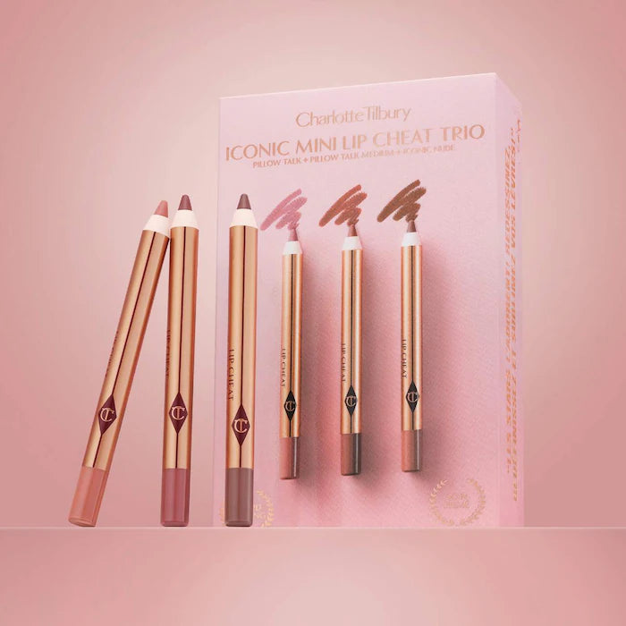 Mini Iconic Lip Cheat Lip Liner Trio - Charlotte Tilbury