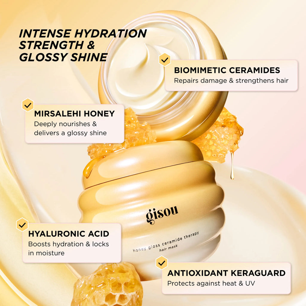 Mascarilla Hidratante Capilar Mini con Miel y Ceramidas – Gisou