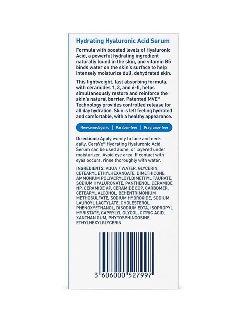 CERAVE Hydrating Hyaluronic Acid Serum