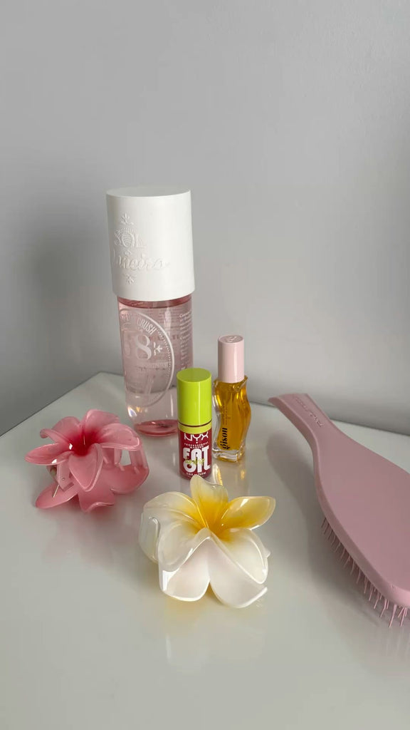 HAIR CLIP - PINZA FLOR AMARILLA