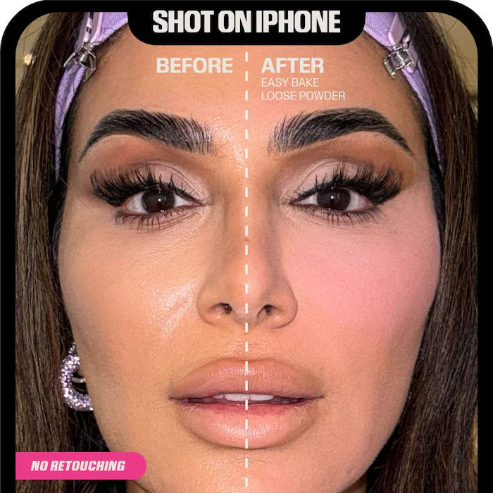 PRE-VENTA  HUDA BEAUTY  - Easy Bake Blurring Loose Baking & Setting Powder Tono Ube Birthday Cake