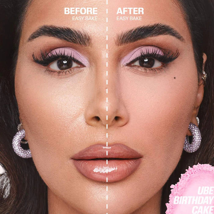 PRE-VENTA  HUDA BEAUTY  - Easy Bake Blurring Loose Baking & Setting Powder Tono Ube Birthday Cake