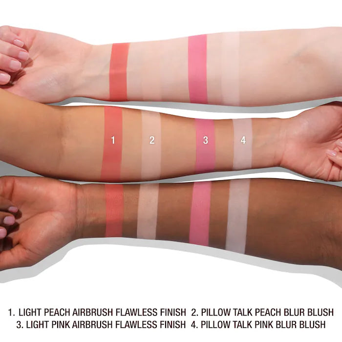 Charlotte Tilbury  Pillow Talk Beauty Soulmates Airbrush Flawless Finish Brightening and Blush Powder Palette