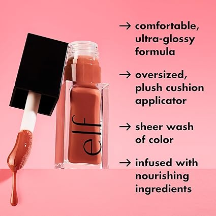 E.L.F Glow Reviver Lip Oil - Rose Envy