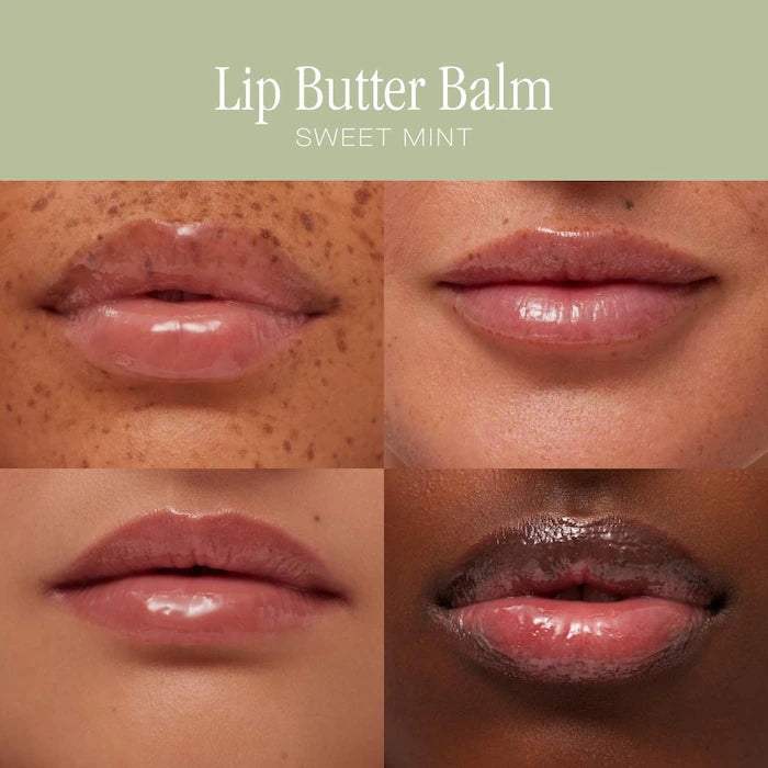 Summer Fridays - Lip Butter Balm for Hydration & Shine Sweet Mint - sheer clear