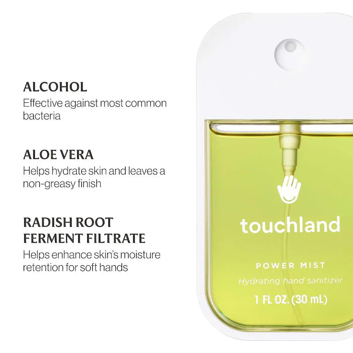 Antibacterial de manos hidratante Power Mist - Touchland