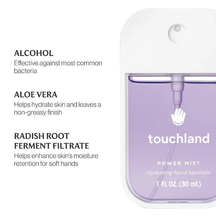 Antibacterial Power Mist Hydrating Hand Sanitizer - Touchland