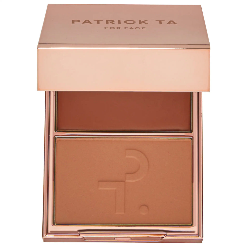 PATRICK TA  Major Headlines Double-Take Crème & Powder Blush Duo Bronzer Tono She's So LA