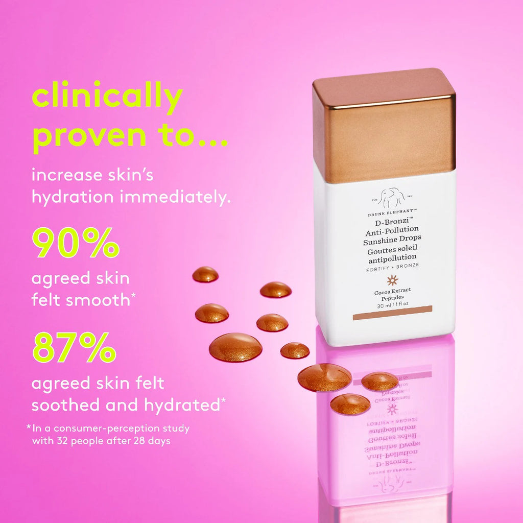 D-Bronzi™ Bronzing Drops with Peptides – Drunk Elephant