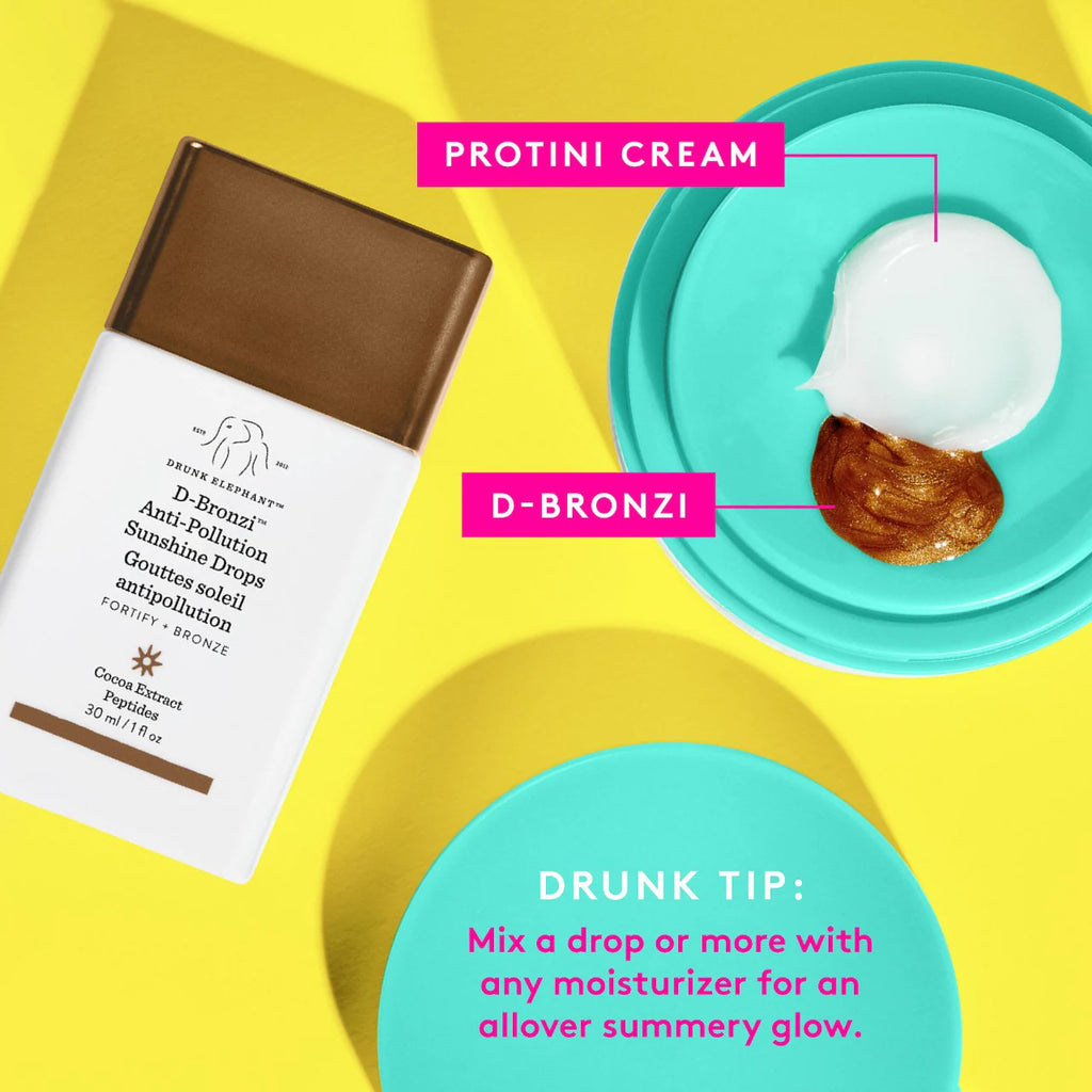 D-Bronzi™ Bronzing Drops with Peptides – Drunk Elephant