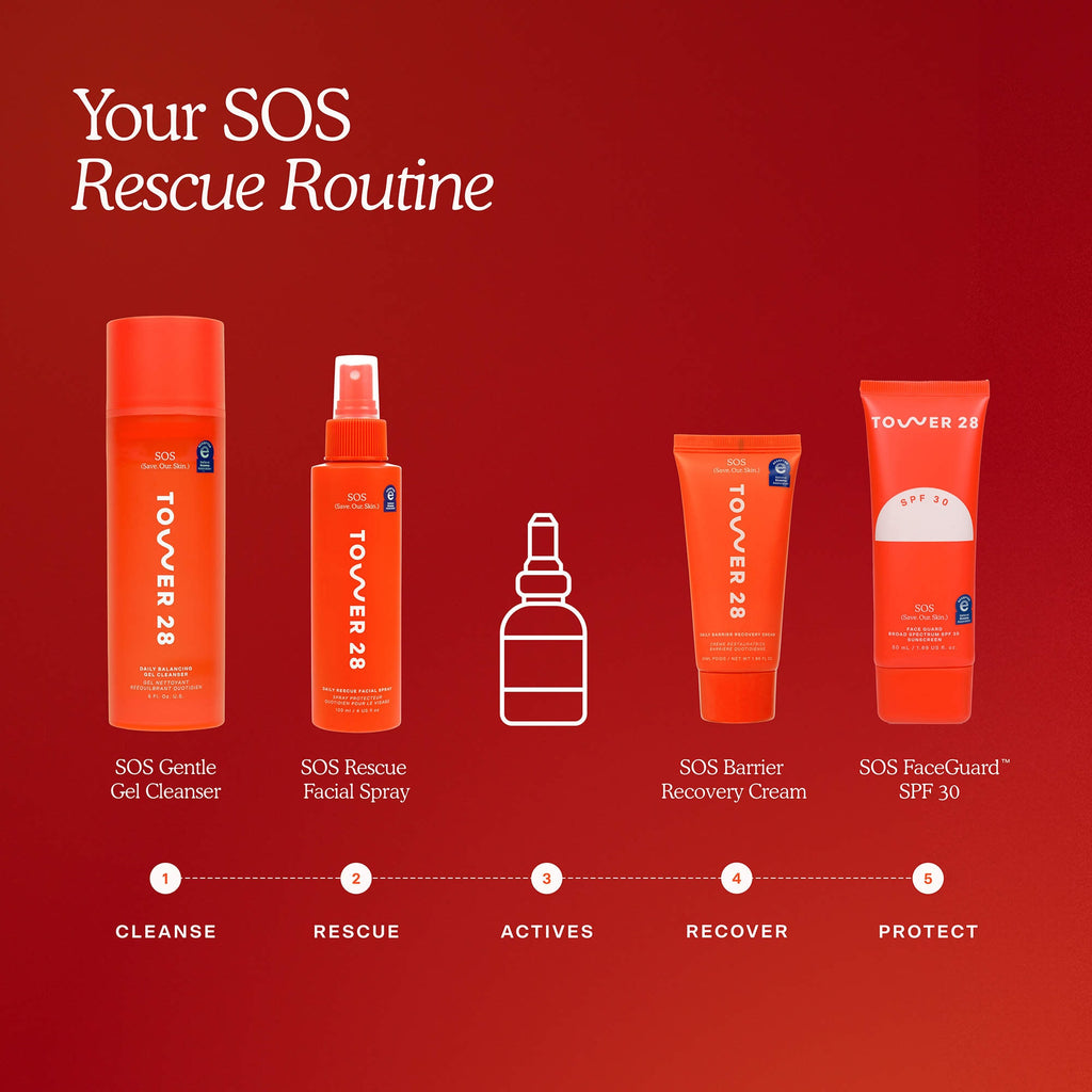 Tower 28 – Mini SOS Spray Facial Calmante con Ácido Hipocloroso