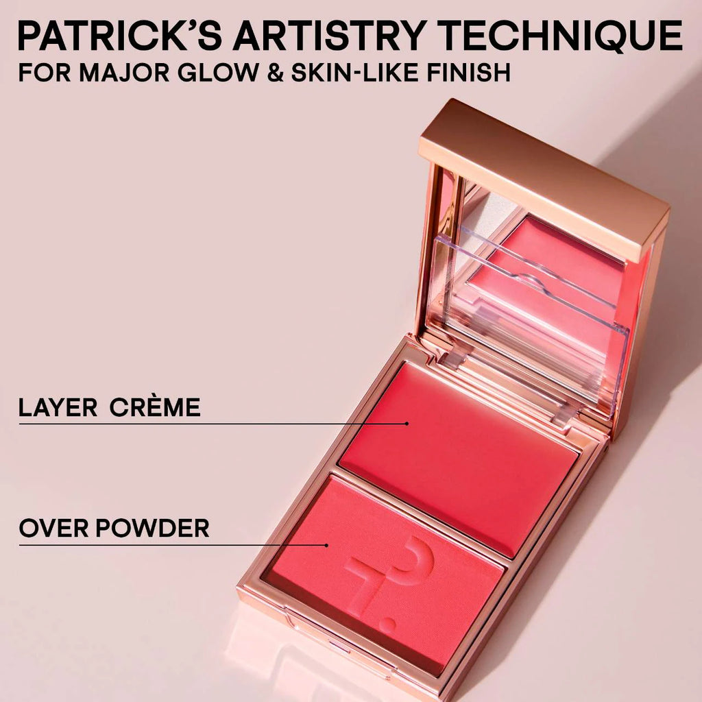 PATRICK TA - Rubor Major Headlines Double-Take Crème & Powder Blush Duo Tono She's Vibrant