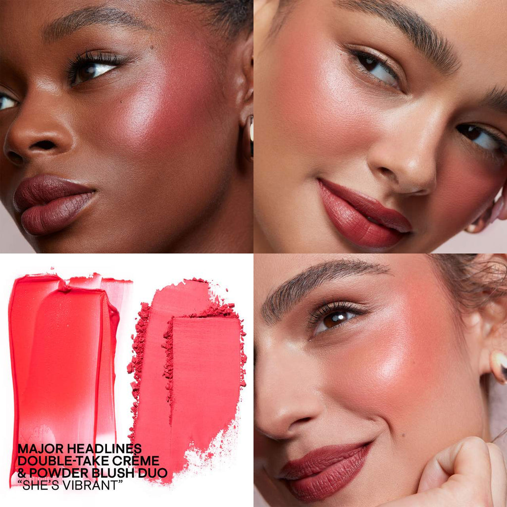PATRICK TA - Rubor Major Headlines Double-Take Crème & Powder Blush Duo Tono She's Vibrant