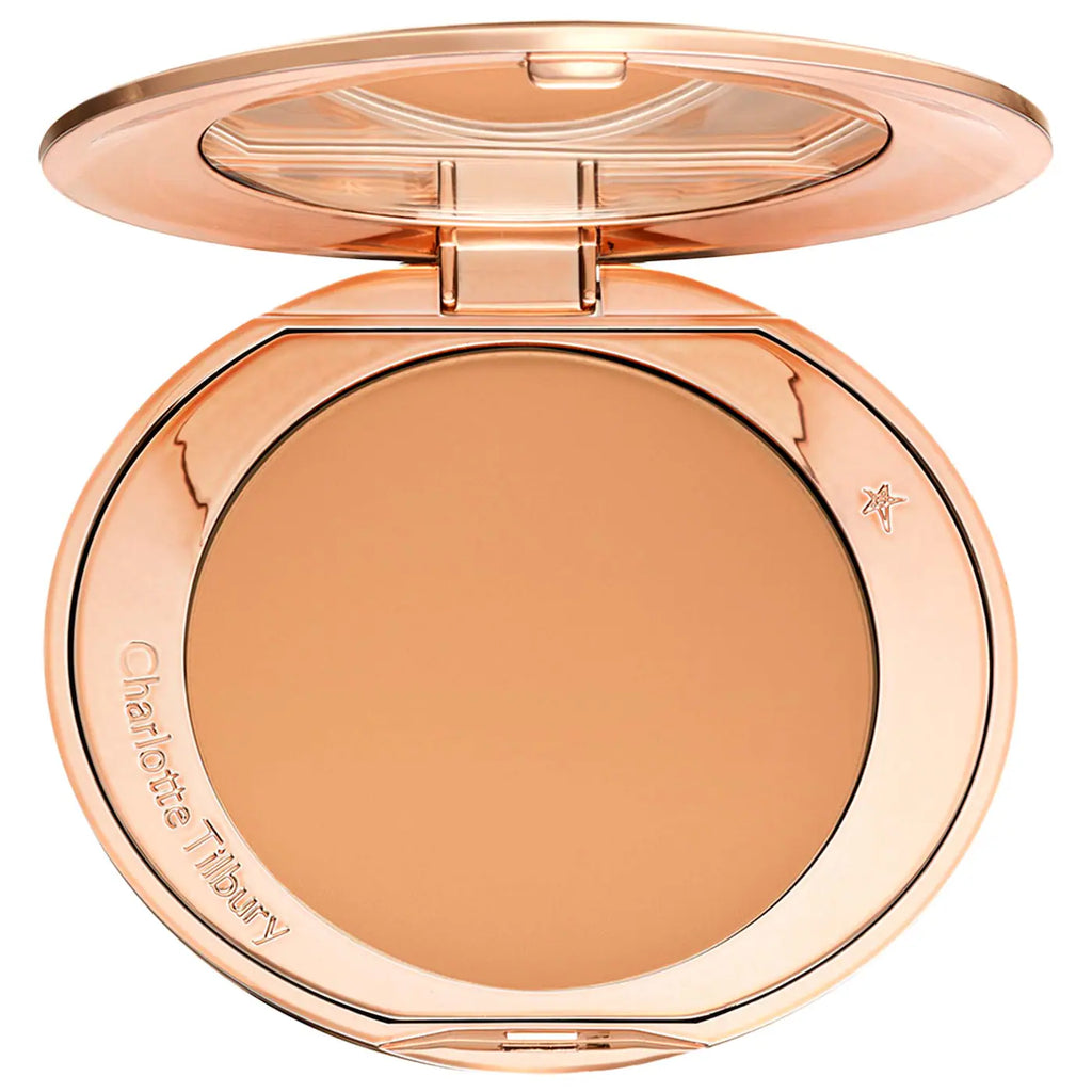Polvo Compacto Airbrush Flawless Finish Refillable Setting Powder - Charlotte Tilbury