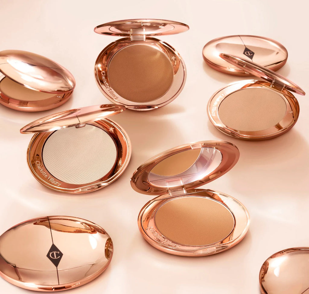 Polvo Compacto Airbrush Flawless Finish Refillable Setting Powder - Charlotte Tilbury