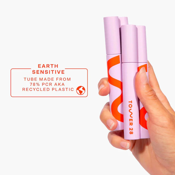 Tower 28 Beauty  MakeWaves Lengthening + Volumizing Mascara