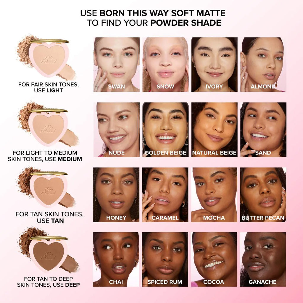 Soft Blur Flexible Finish Polvo Compacto - Too Faced Born This Way