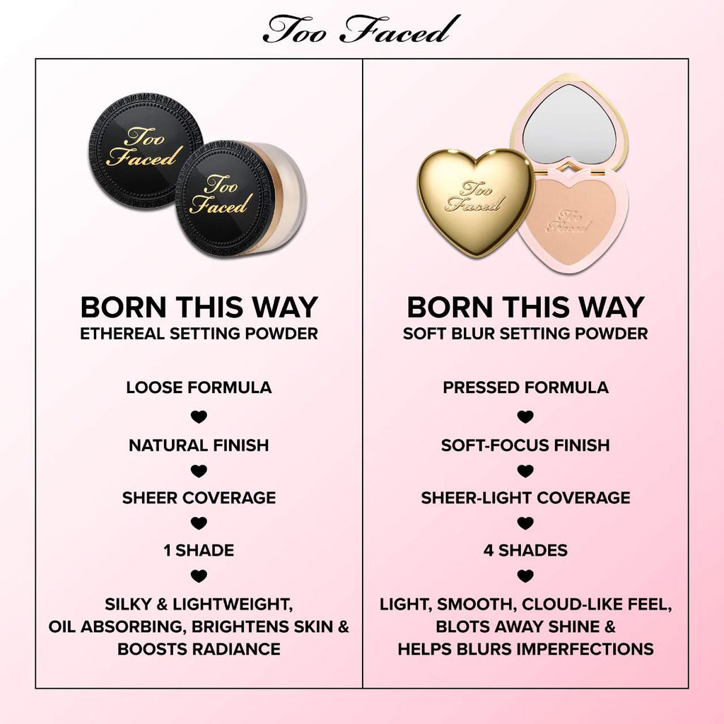 Soft Blur Flexible Finish Polvo Compacto - Too Faced Born This Way