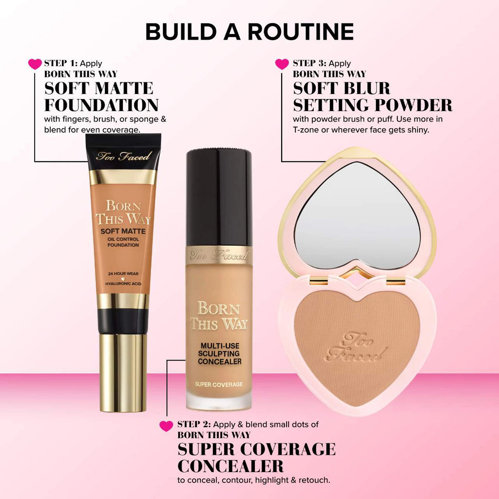 Soft Blur Flexible Finish Polvo Compacto - Too Faced Born This Way