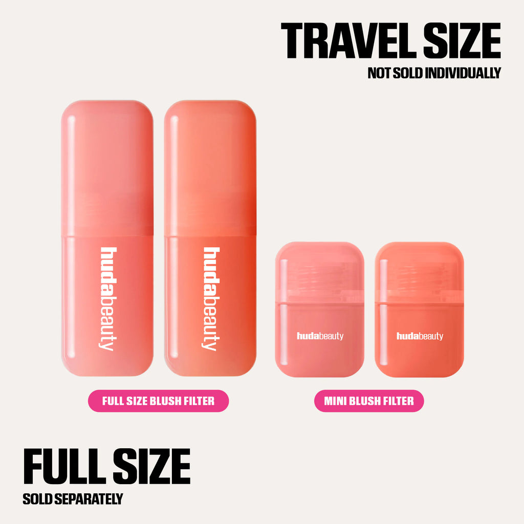 PRE-VENTA HUDA BEAUTY  Mini Baby Blush Duo Set - Cotton Candy and Peach Sorbet