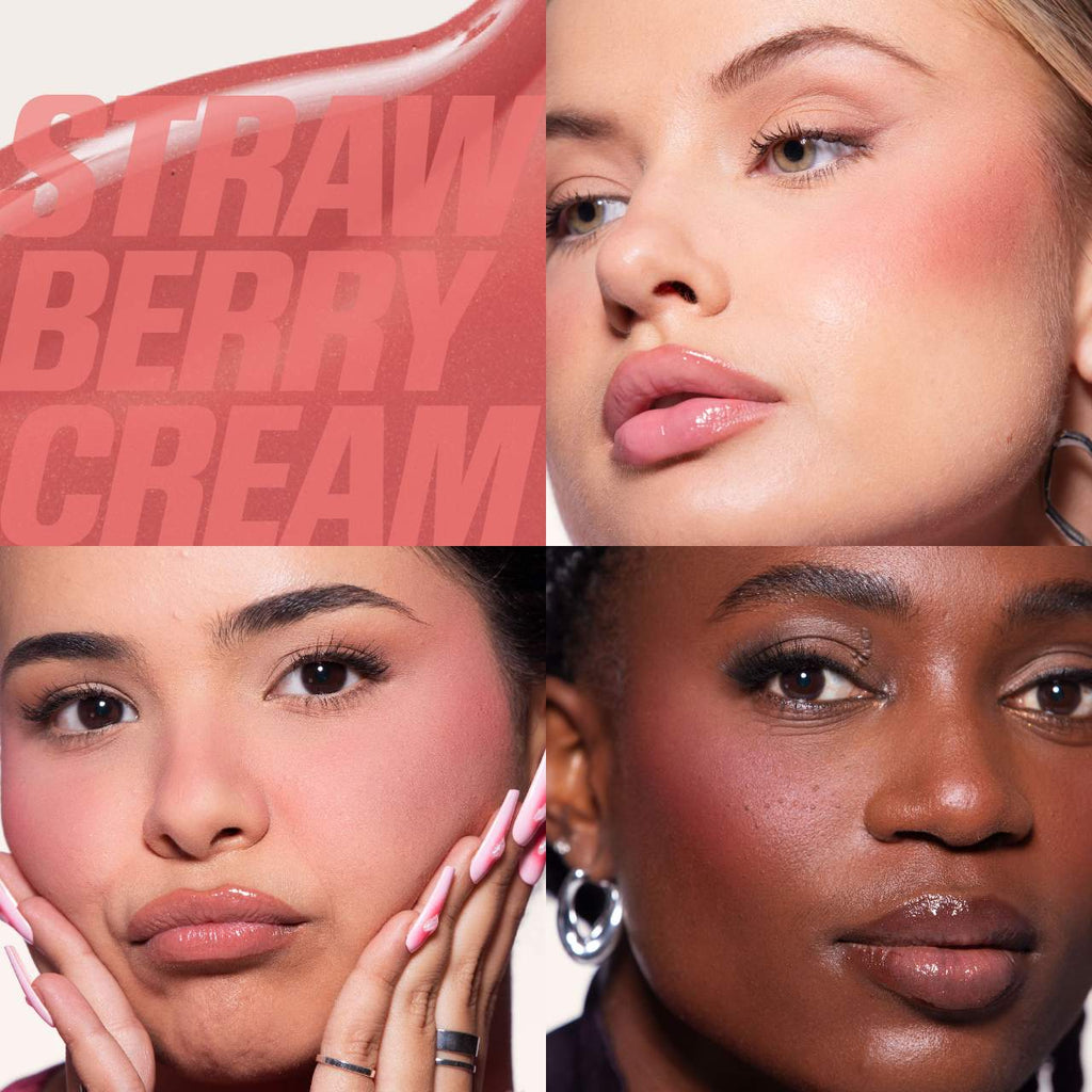 PRE-VENTA HUDA BEAUTY  Mini Baby Blush Duo Set - Strawberry Cream and Black Cherry