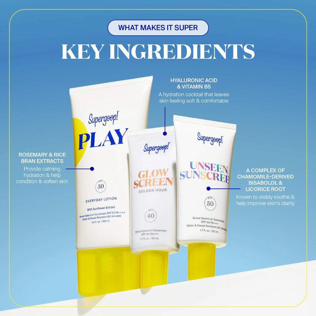 PRE-VENTA Supergoop!  Icons Only SPF Bestseller Kit
