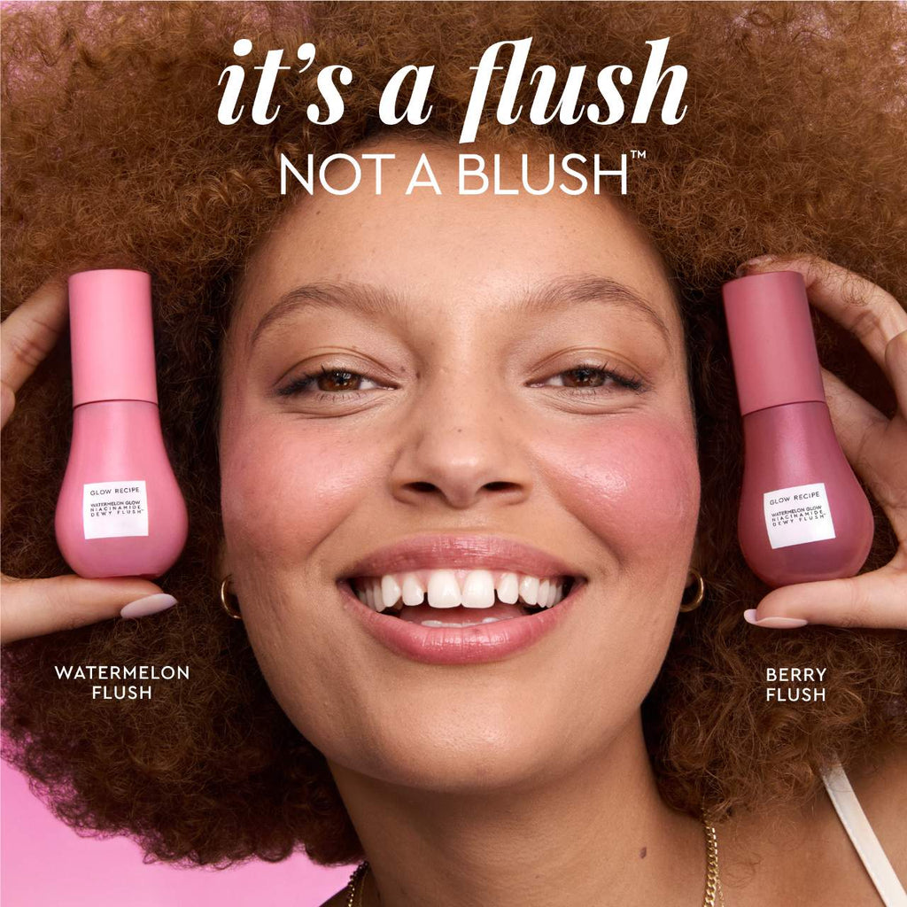 Rubor Cheek Blush Glow Recipe  Watermelon Glow Niacinamide Dewy Flush - Brightening Serum Blush Watermelon Flush
