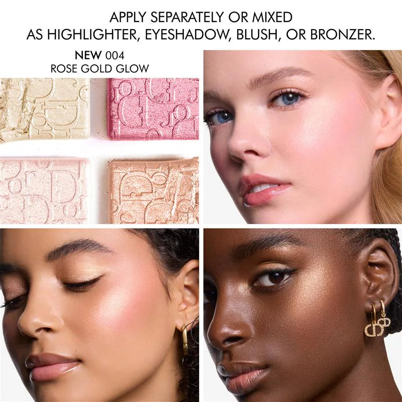 DIOR – Paleta de iluminadores Backstage Glow Maximizer Face Palette 004