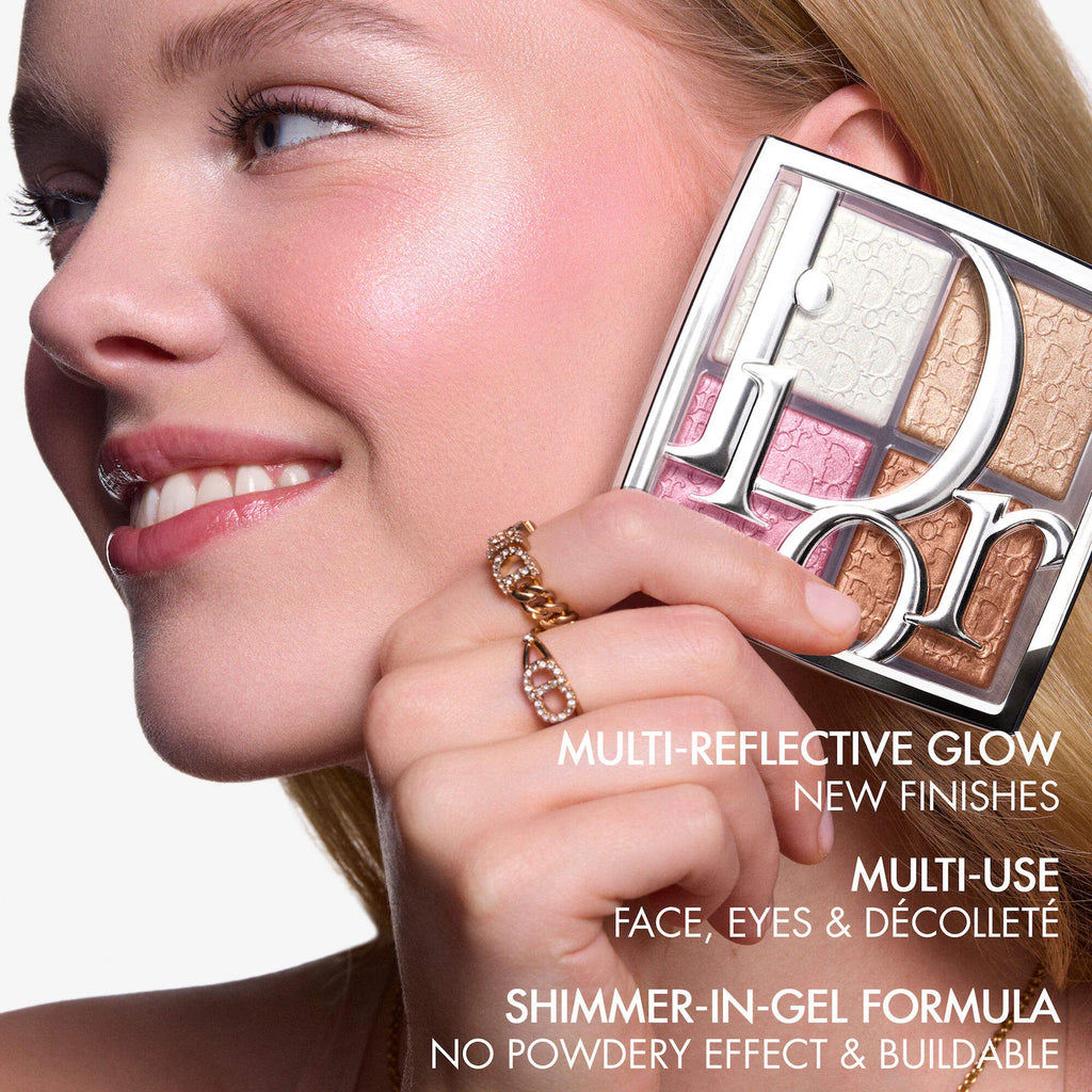 DIOR – Paleta de iluminadores Backstage Glow Maximizer Face Palette 004