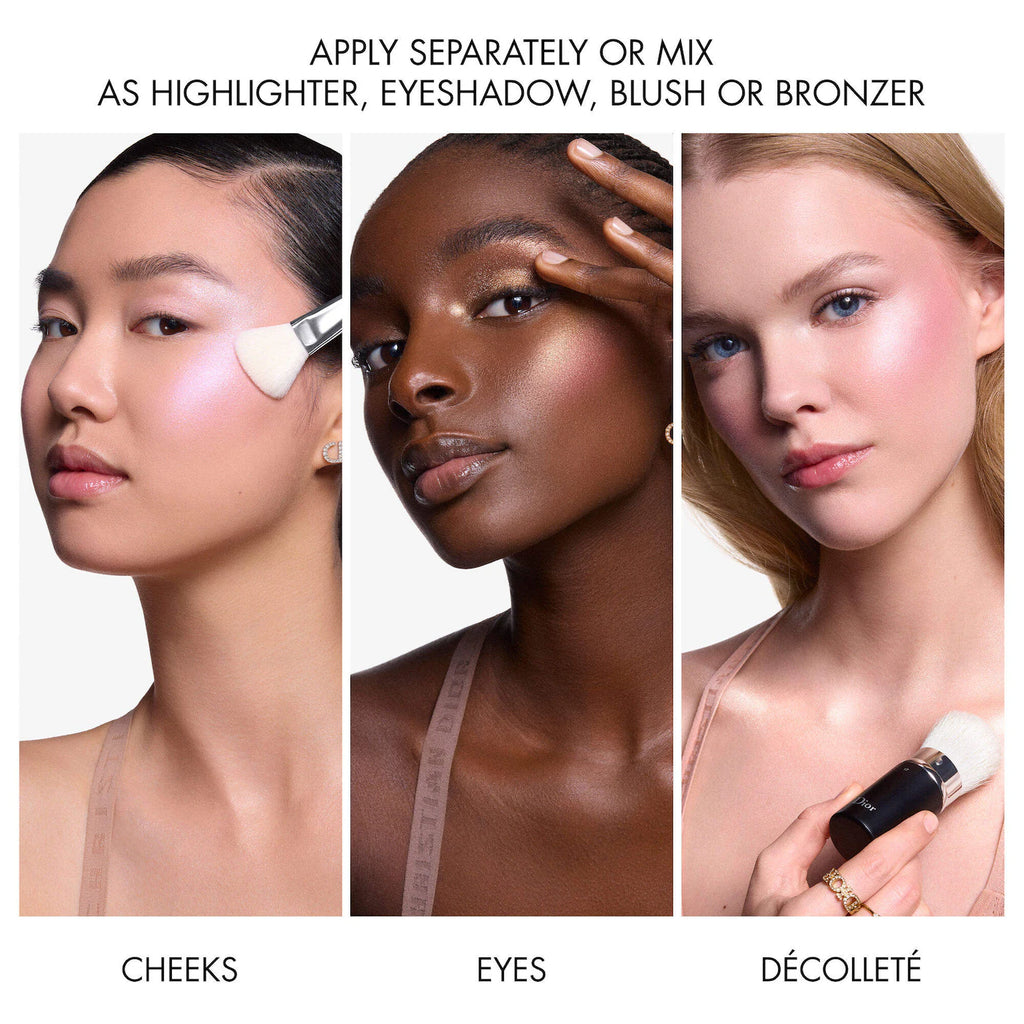 DIOR – Paleta de iluminadores Backstage Glow Maximizer Face Palette 004