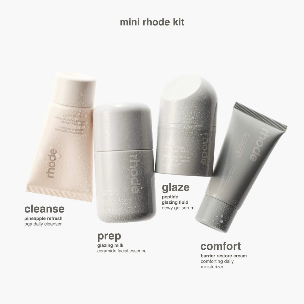 Rhode - Mini Glazed Skincare Essentials Kit