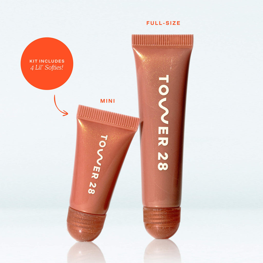 Mini Lil' Softies LipSoftie Lip Treatment Set (Edición Limitada) – Tower 28 Beauty