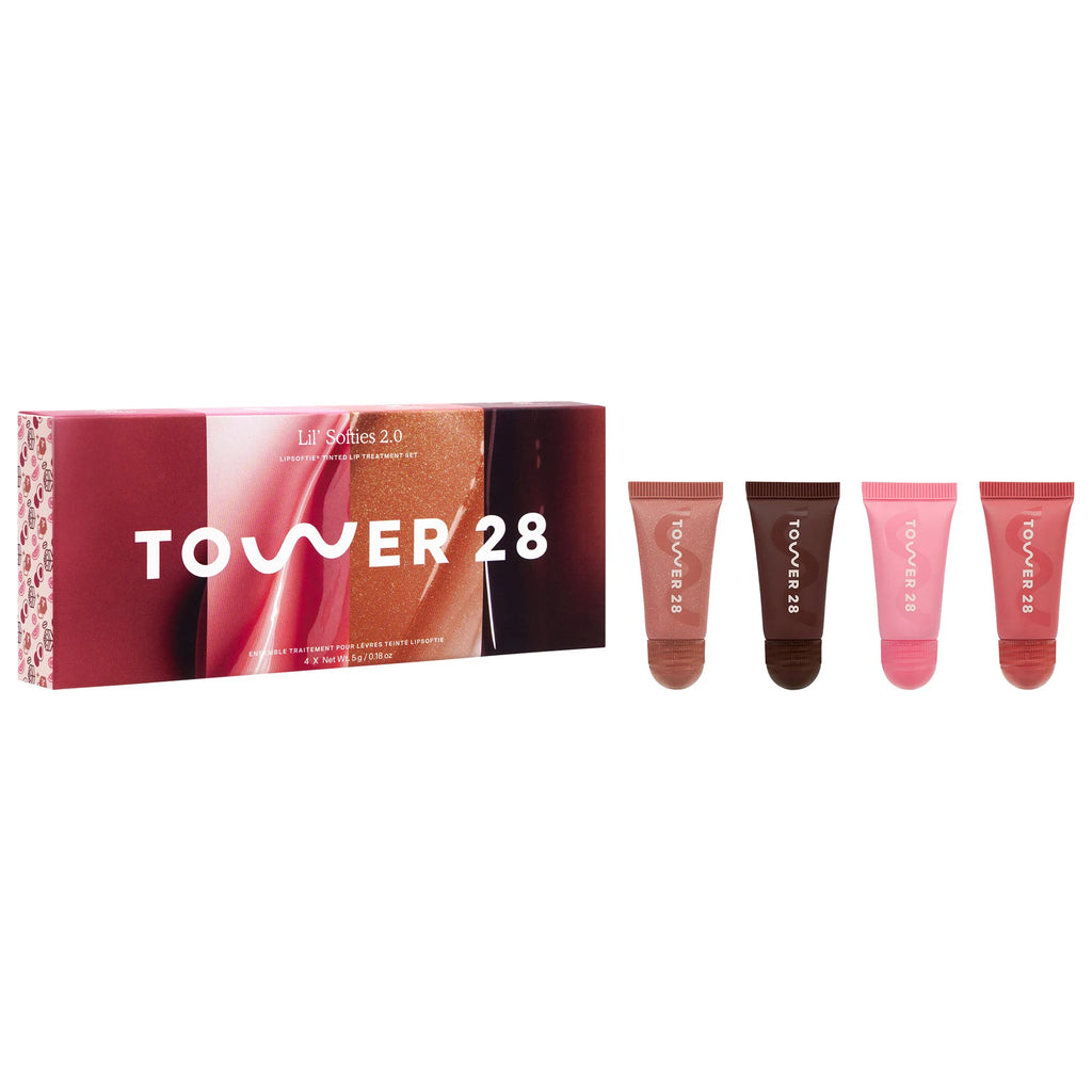 Mini Lil' Softies LipSoftie Lip Treatment Set (Edición Limitada) – Tower 28 Beauty